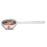 Hawkins 1.5 Cup Tadka Pan, 360 ml Triply Stainless Steel Pan, Silver (STP15)