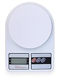 Glun Weight Machine for Kitchen, Digital Scale with LCD Display, Scale for Home Baking, Cooking & Balance Diet. Weighing Machine with capacity 10Kg with back light