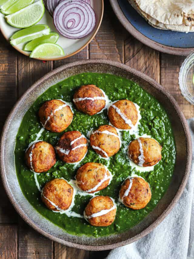 Restaurant-Style Spinach Kofta Curry Made At Home