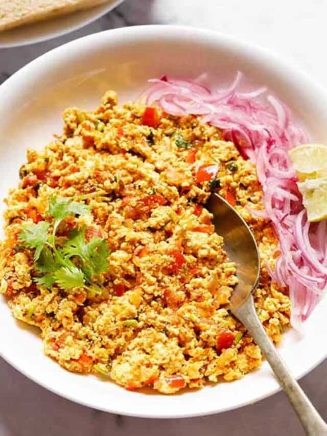 15-Minute Paneer Bhurji Recipe For A High Protein Meal