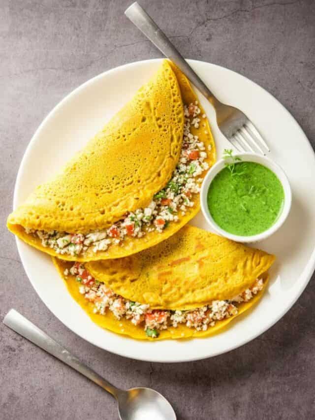 Paneer-Stuffed Chilla: Healthy Breakfast For Hustlers