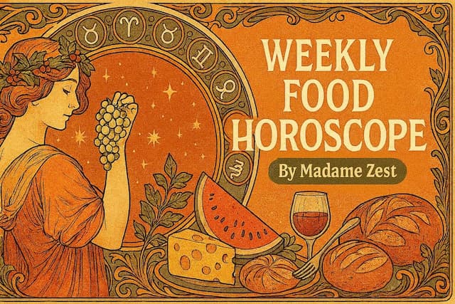 Your Weekly Food Horoscope (Sept 22–29, 2025)