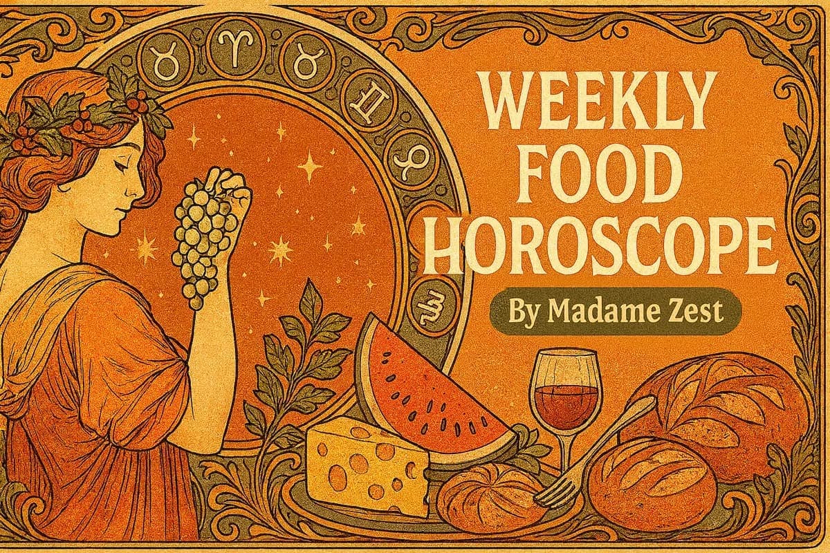 Your Weekly Food Horoscope (Sept 22–29, 2025)