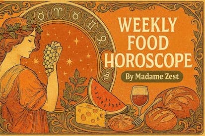 Your Weekly Food Horoscope (Oct 6-12, 2025)