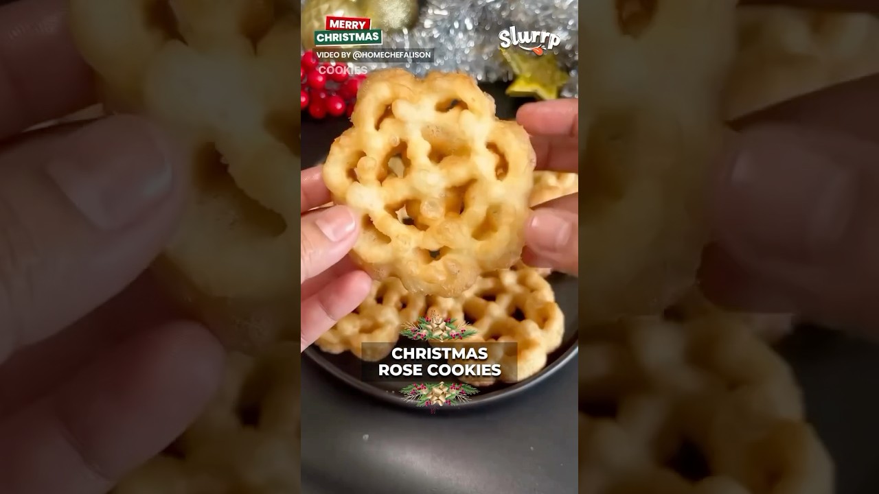 Christmas Rose cookies